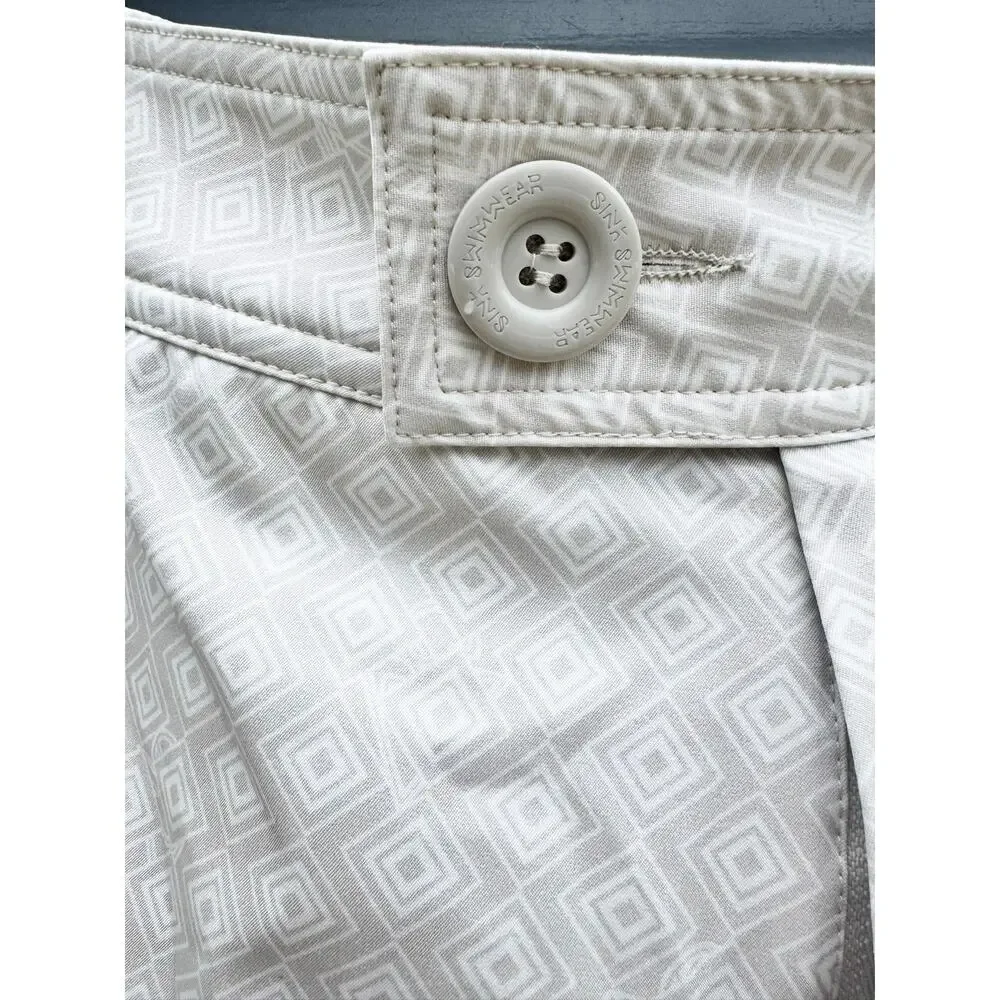 Sink Swimwear Pinnacle Tailored Glacier Meridian Swim Shorts Small S